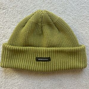 Olive Green Knit Aerocool Beanie